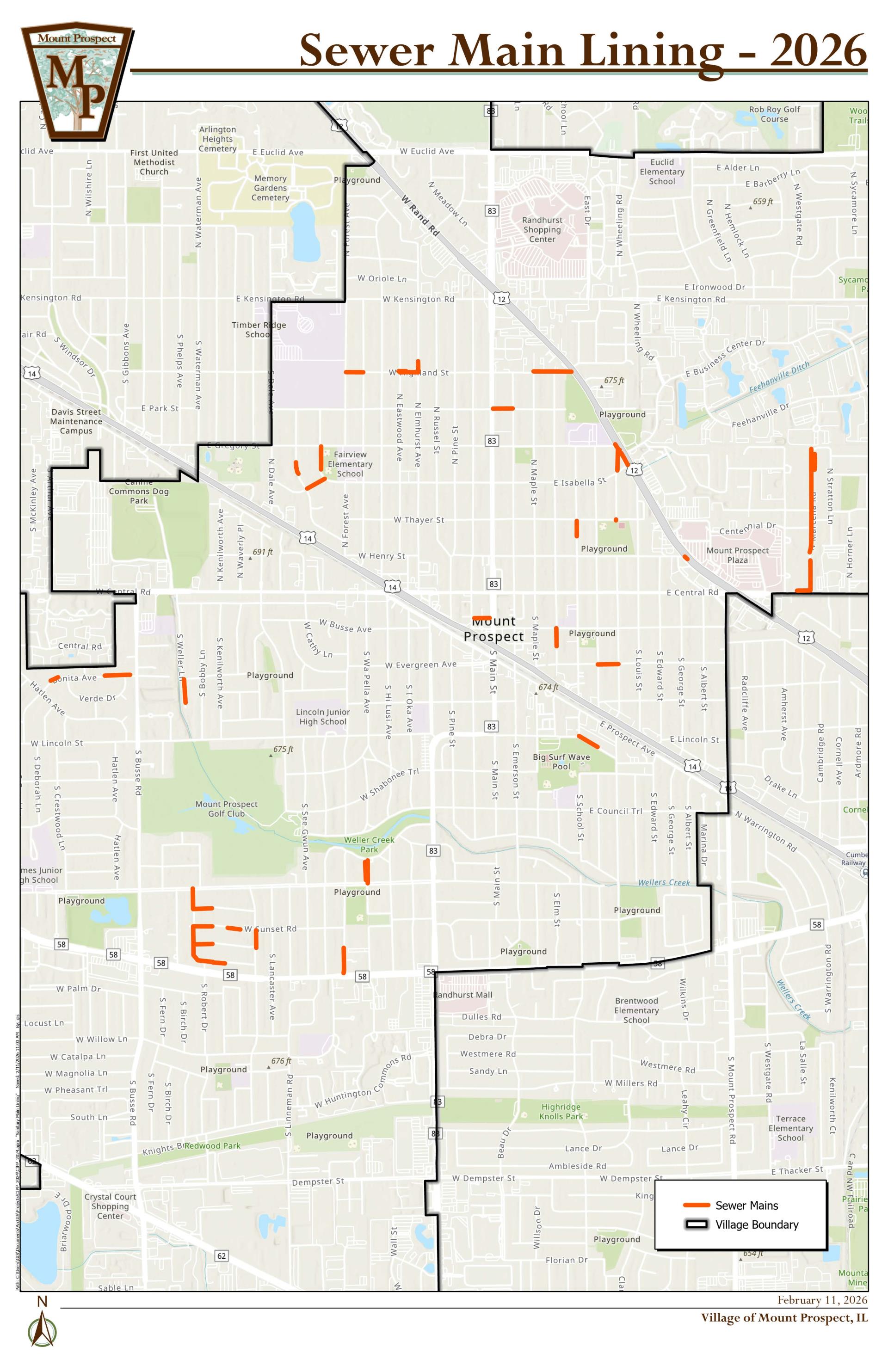 Map of project